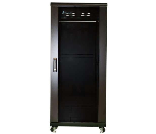 Extralink Szafa rack 27U 800x800mm czarna stojąca EX.14404 - 489497 - zdjęcie 2
